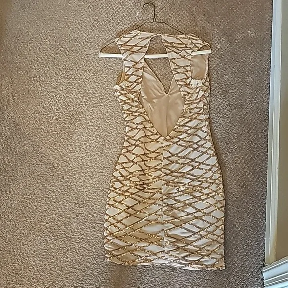 Women’s Rose Gold Dress - Picture 3 of 6